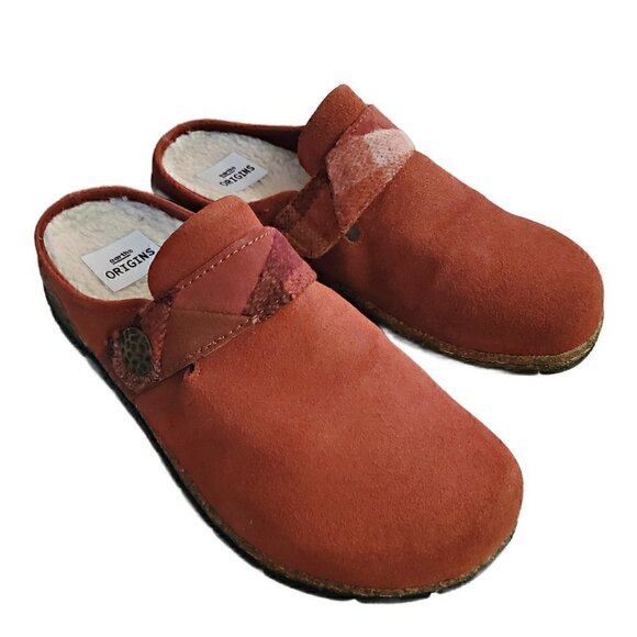 EARTH Origins Eloise Warm Lined Suede Clogs NIB - Picture 1 of 3
